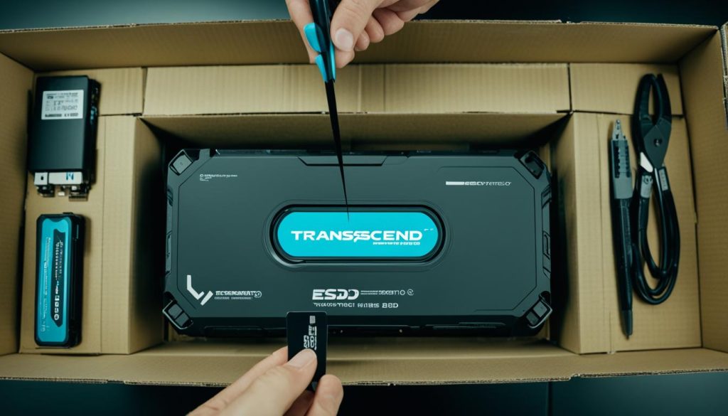 Unboxing Transcend ESD230C